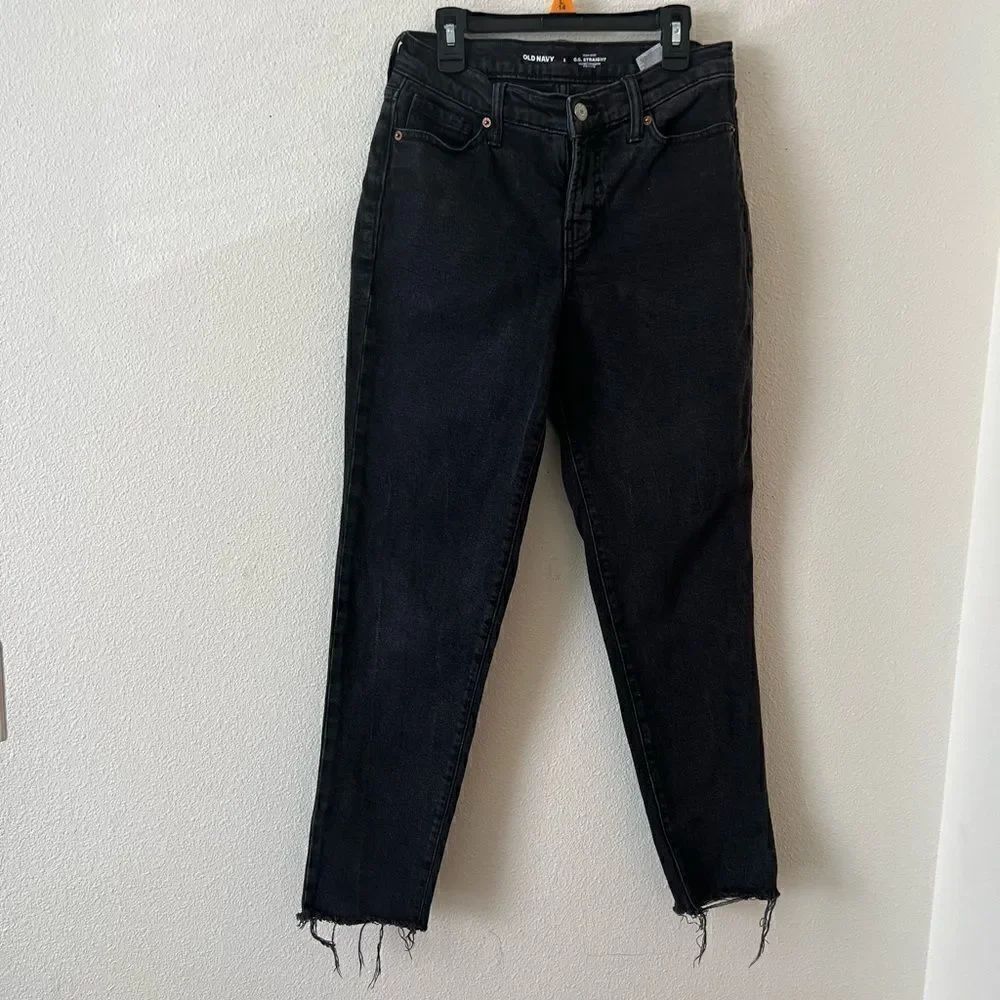 Old Navy High rise O G straight secret smooth pockets jeans size 2